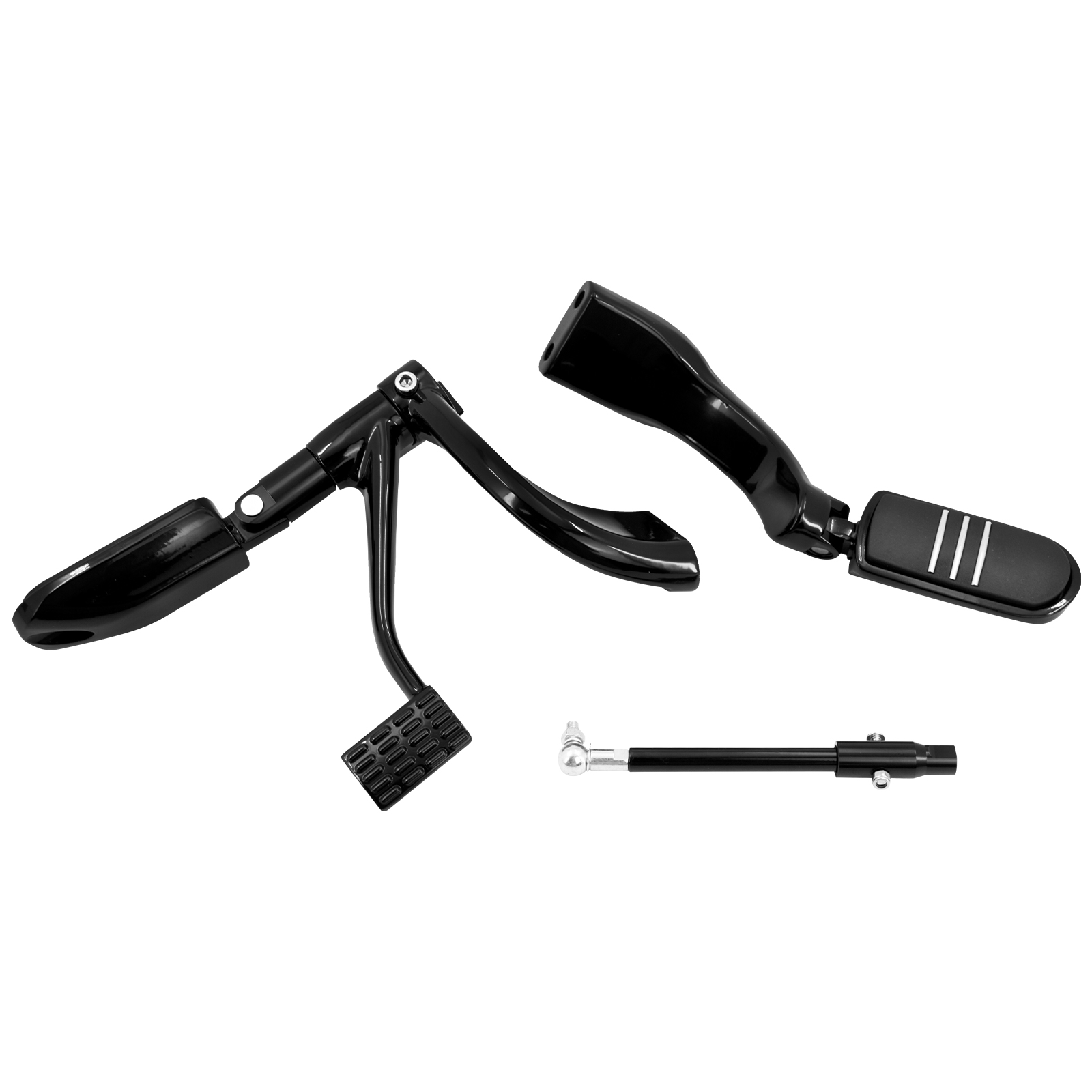 Kit de commande intermÃ©diaire pour moto, repose-pieds, pÃ©dale, leviers de changement de vitesse, ensemble de tringlerie pour Harley Sportster XL 883 1200 72 48, Iron Smile Low n° 4