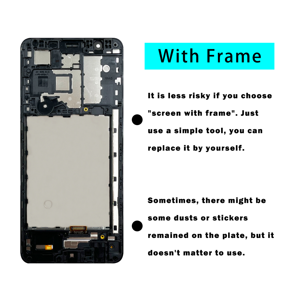 Ensemble Ã©cran tactile LCD de remplacement avec chÃ¢ssis, 5.3 pouces, pour Samsung Galaxy A01 Core A013 A013F A013G, Original n° 4