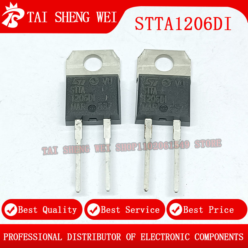 10PCS 1206DI STTA1206DI STTA1206 STTA-1206DI Ã€-220 Ã€-220-2 En Stock n° 1