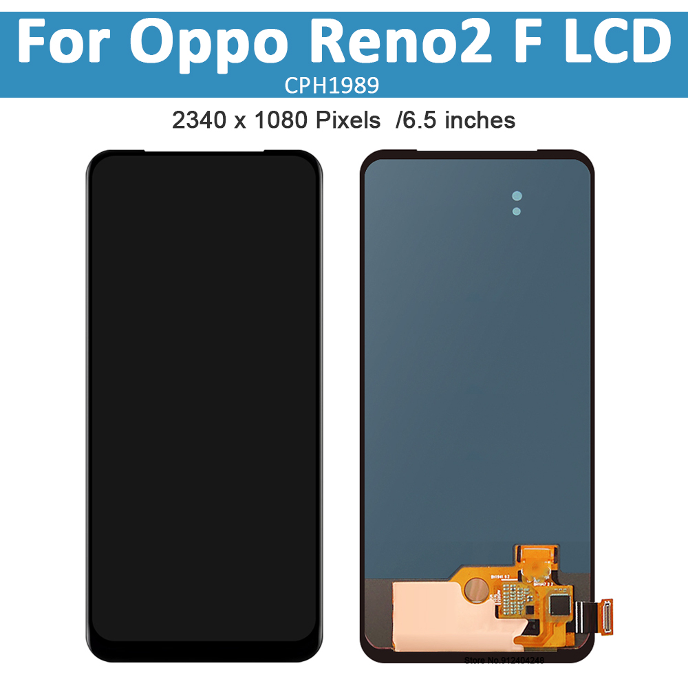 Bloc Ã©cran tactile LCD AMOLED de remplacement, pour Oppo Reno2 F, original, CPH1989 n° 2