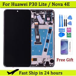 LCD Pour HUAWEI P30 Lite LCD Ã‰cran Tactile Digitizer AssemblÃ©e Pour Huawei Nova 4e MAR-LX1 LX2 AL01