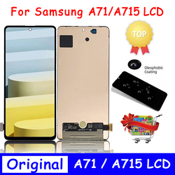 Ã‰cran tactile LCD Super AMOLED, avec empreinte digitale, pour Samsung Galaxy A71 A715 A715F A715W A715X, Original small picture n° 1