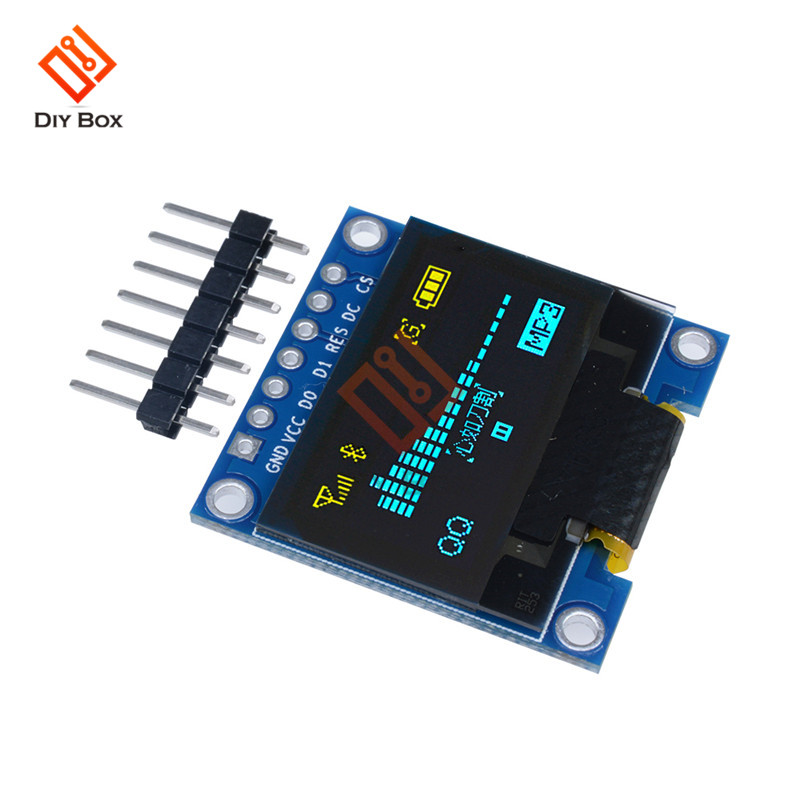 Carte d'Ã©cran LCD OLED pour Ardu37, 0.96 pouces, I2C, IIC, Ã©ventuelles I, 128x64, STM32, CSR, 12864, GND, VCC, SCL, SDA, 7 broches DC, 3-5V n° 5