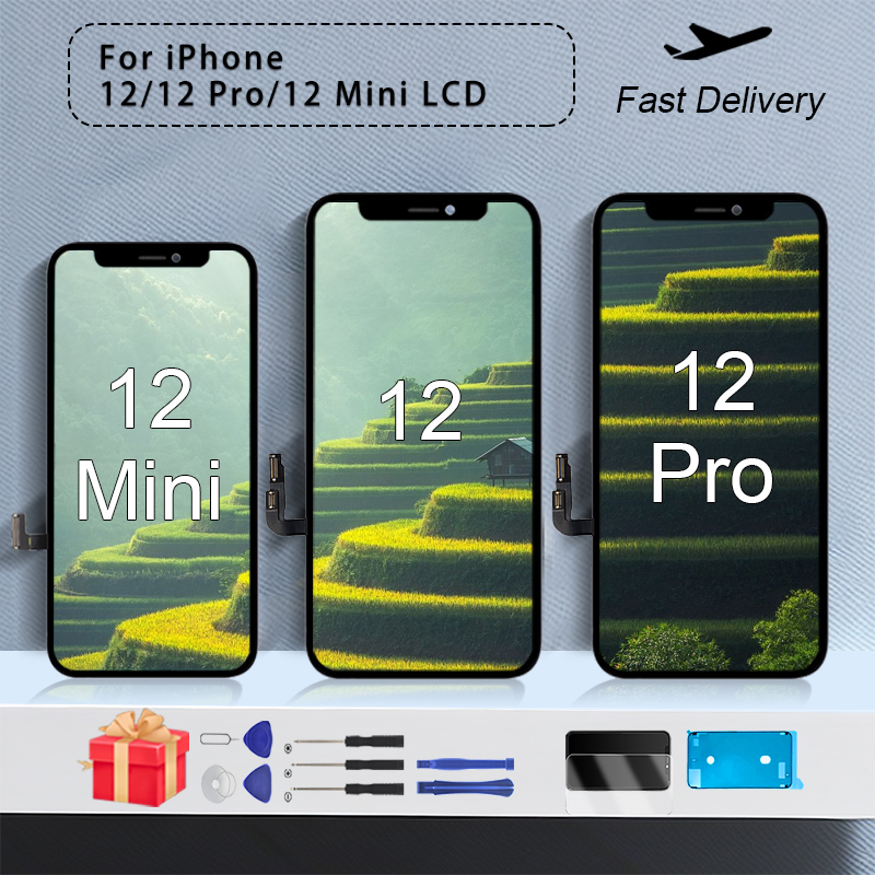 Ensemble Ã©cran tactile LCD OLED, avec outils, pour iPhone 12 Pro 12 Mini n° 1