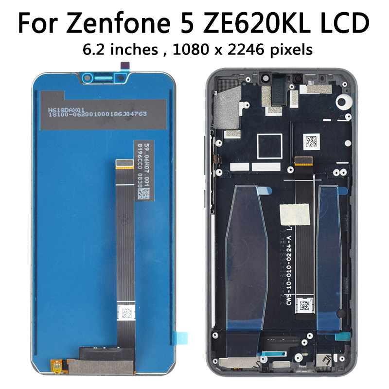 Ã‰cran tactile LCD pour Zenfone 5z ZS620KL Z01RD, 6.2 original, pour Bali ZenFone 5 traitÃ© 620KL X00QD ZF620KL X00QDA n° 3