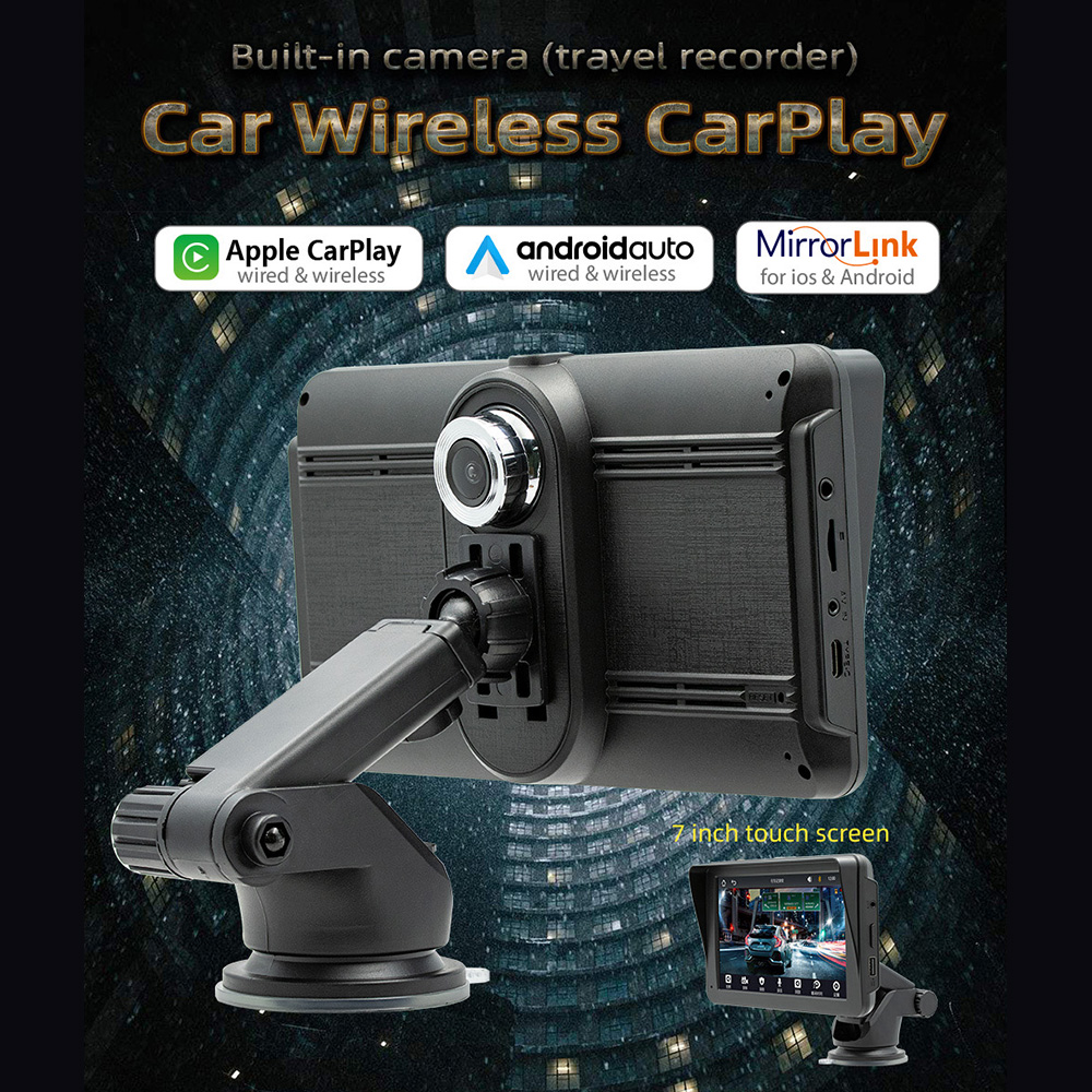 Autoradio Carplay sans fil avec Ã©cran tactile IPS, lecteur vidÃ©o, Android, limitation automatique, moniteur universel, 7 pouces, Ford, Kia, VW, Nissan n° 6