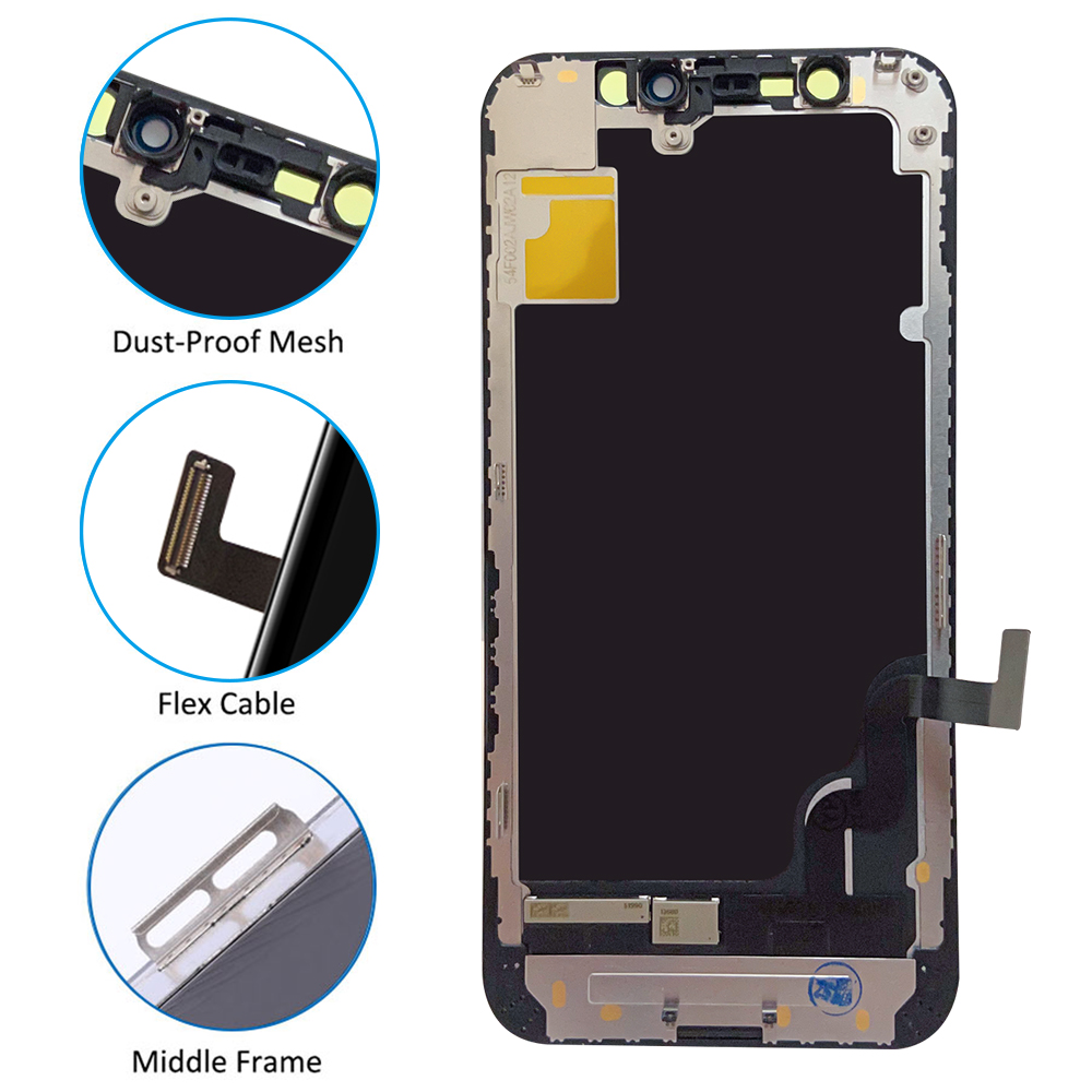 Ã‰cran OLED OEM pour iPhone, Ã©cran LCD pour iPhone 11 12 Pro X Poly XS 13 Pro MAX, assemblage de HÃ©bergements eur tactile, remplacement, rÃ©paration n° 4