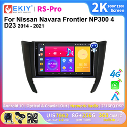 EKIY Autoradio CarPlay avec Ã‰cran 2K Android Auto Limitation GPS Lecteur StÃ©rÃ©o 4G Nissan Navara Frontier NP300 4 D23 2014-2021 small picture n° 1