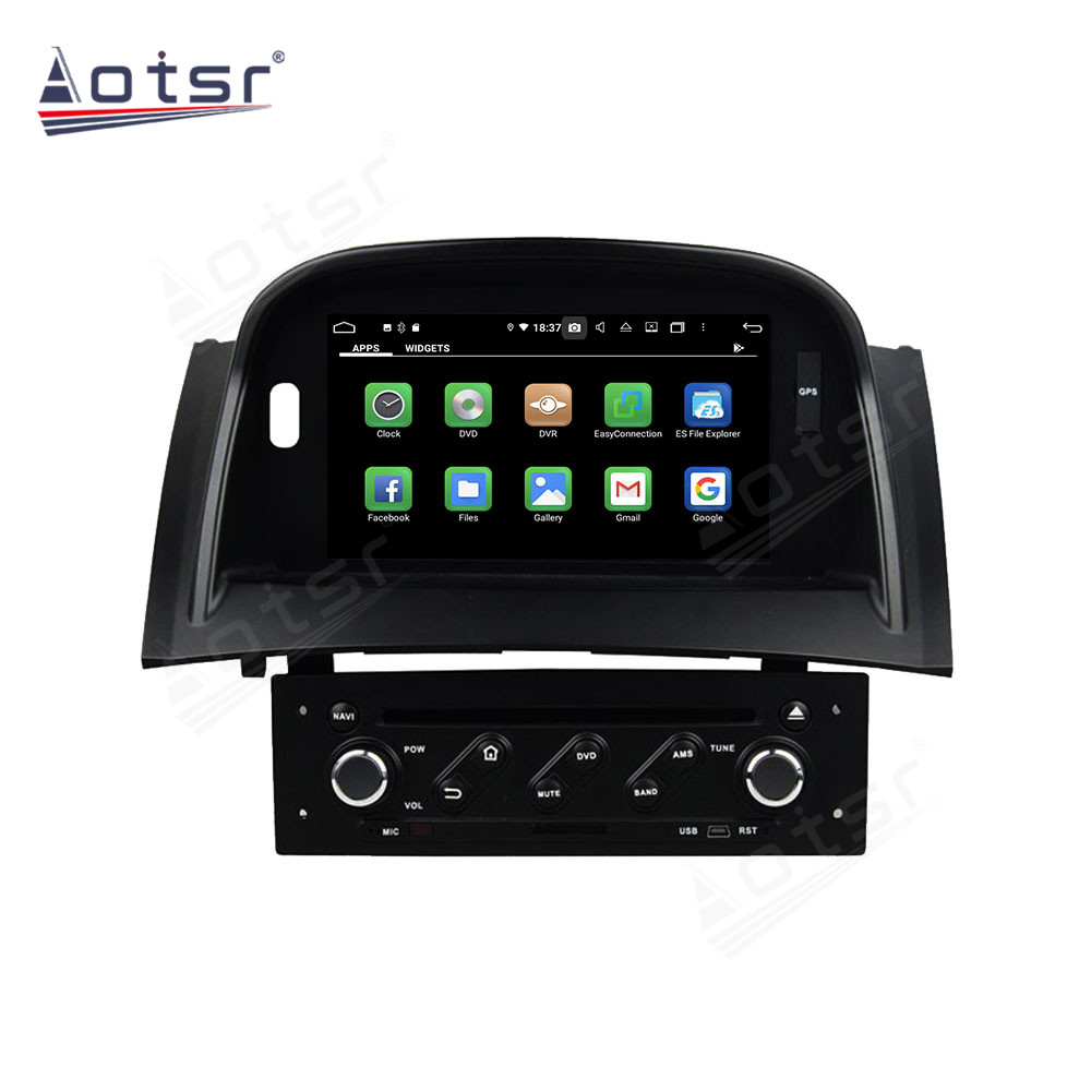 Aotsr-Autoradio Android 12.0, Carplay, Navigation GPS, WIFI, DVD, Lecteur VidÃ©o, 2 Din, Limitation, Renault Megane 2, 2002 - 2009 n° 4