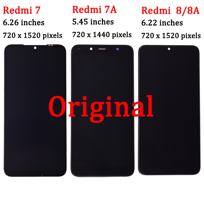 PiÃ¨ces de rechange d'Ã©cran tactile d'affichage Ã  cristaux liquides, panneau de HÃ©bergements eur, Xiaomi Redmi 7, 7A, 8, 8A, Original n° 2