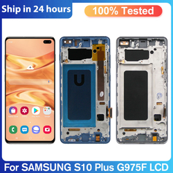 Ã‰cran tactile LCD de remplacement, 100% testÃ©, pour Samsung S10 Plus S10 + G975 SM-G975F/DS G975U G975W lWind