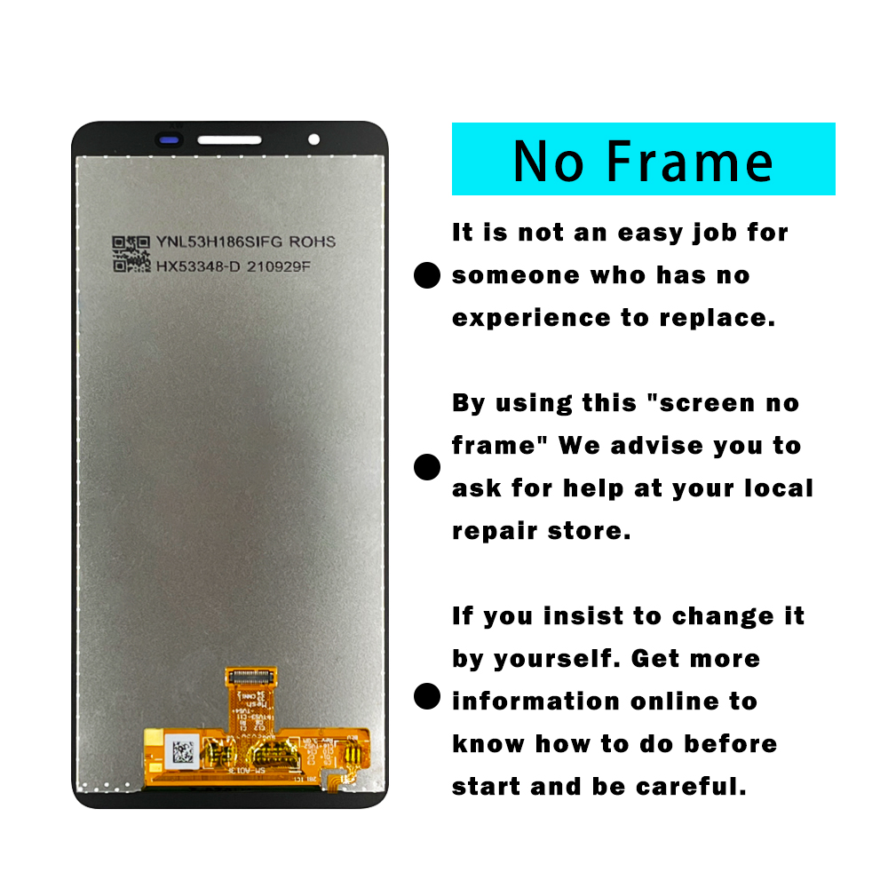 Ensemble Ã©cran tactile LCD de remplacement avec chÃ¢ssis, 5.3 pouces, pour Samsung Galaxy A01 Core A013 A013F A013G, Original n° 3