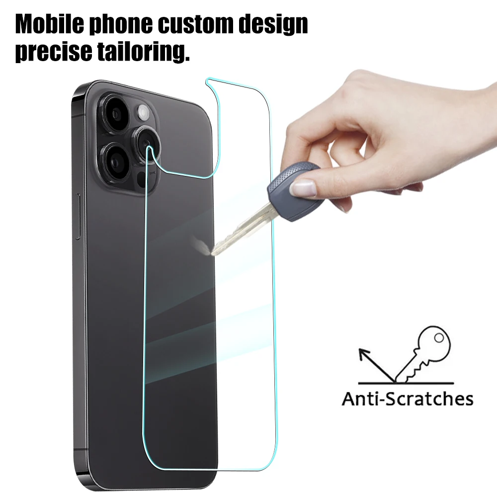 Film de protection d'Ã©cran en verre pour iPhone, verre arriÃ¨re pour iPhone 15, 14 Plus, 13, 12 Pro Max, Mini, Film de protection pour iPhone15, 15PM, 14 ProMax, Guatemala n° 5