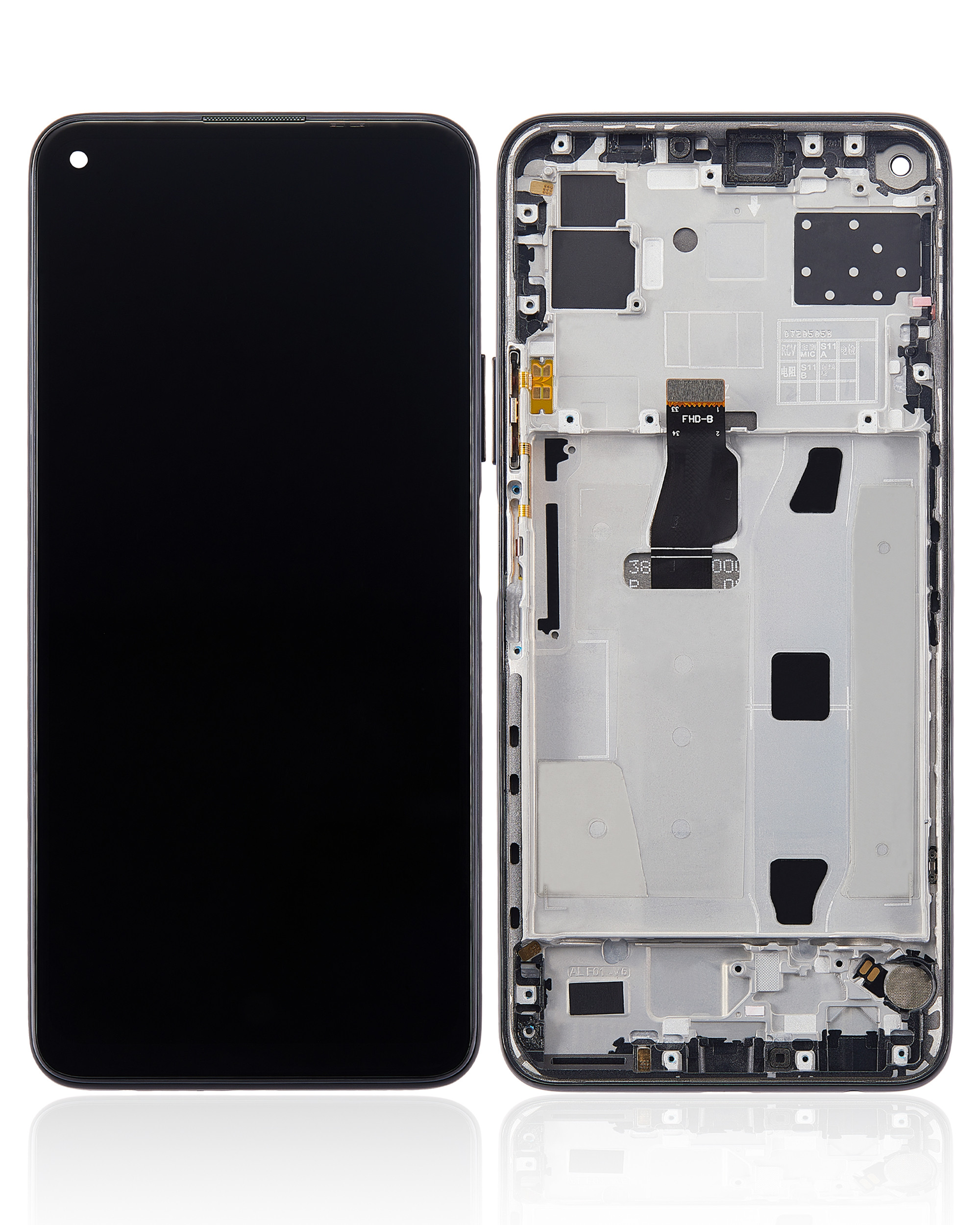 Ã‰cran LCD de Remplacement avec Cadre pour Huawei P40 Lite 5G, ReconditionnÃ©, Noir Nuit n° 2