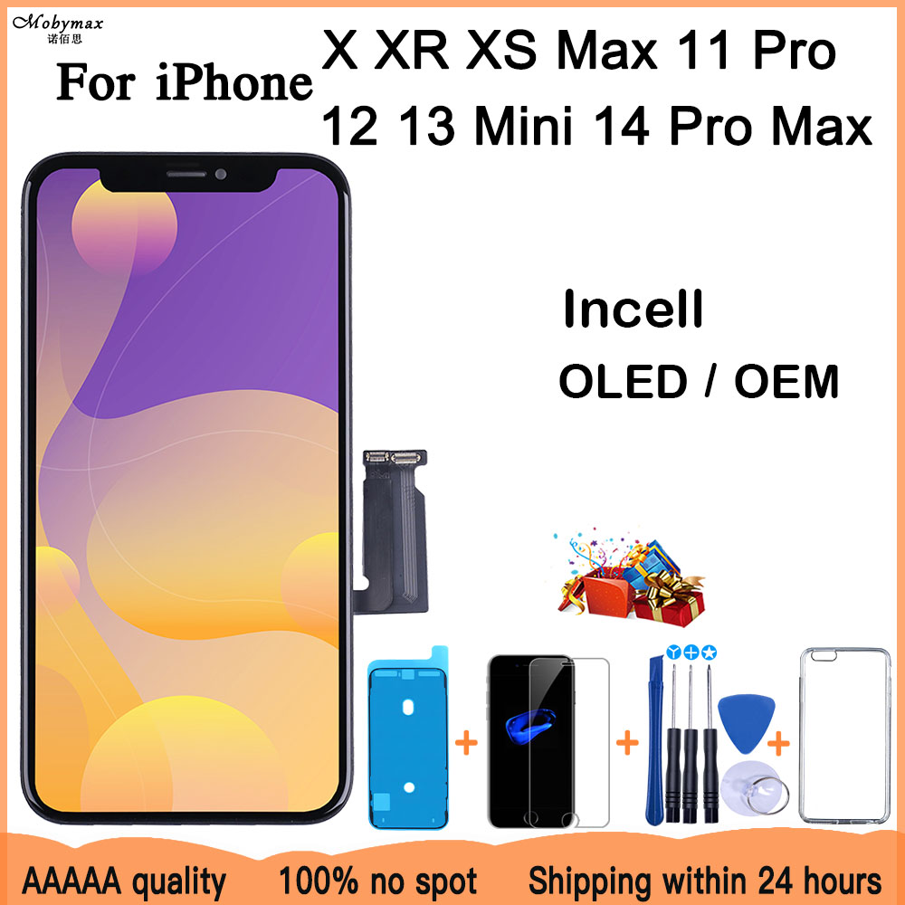 Ensemble Ã©cran tactile LCD de remplacement, pour iPhone 6 6S 7 8 Plus 5 5S SE X Poly XS Max n° 4