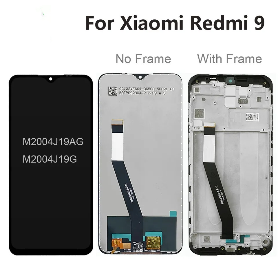 Ensemble Ã©cran tactile LCD de remplacement, pour Xiaomi Redmi 9 M2004J19G M2004J19C, original n° 3