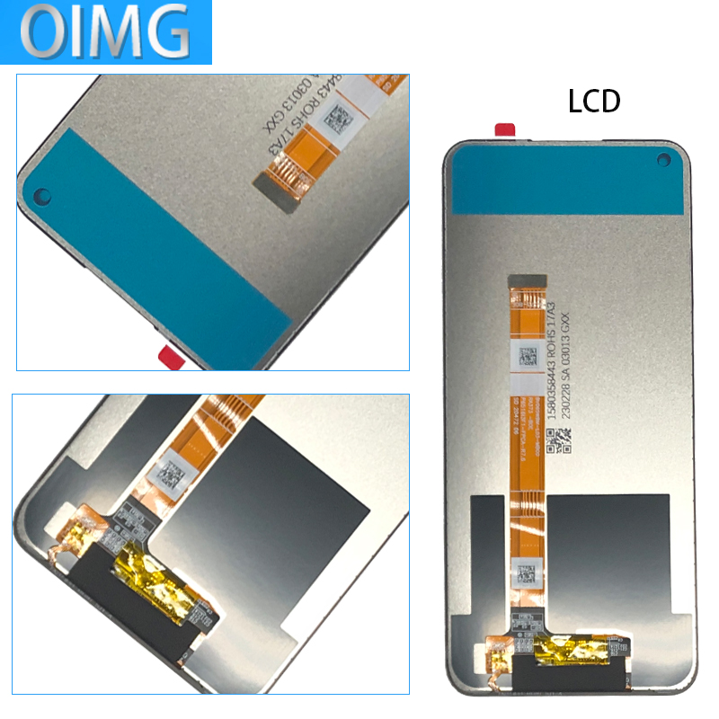 Ã‰cran tactile LCD avec cadre pour OPPO A53, piÃ¨ces de rechange, assemblage de HÃ©bergements eur, original, A53S, CPH2127, CPH2131, CPH2139,CPH2135 n° 3