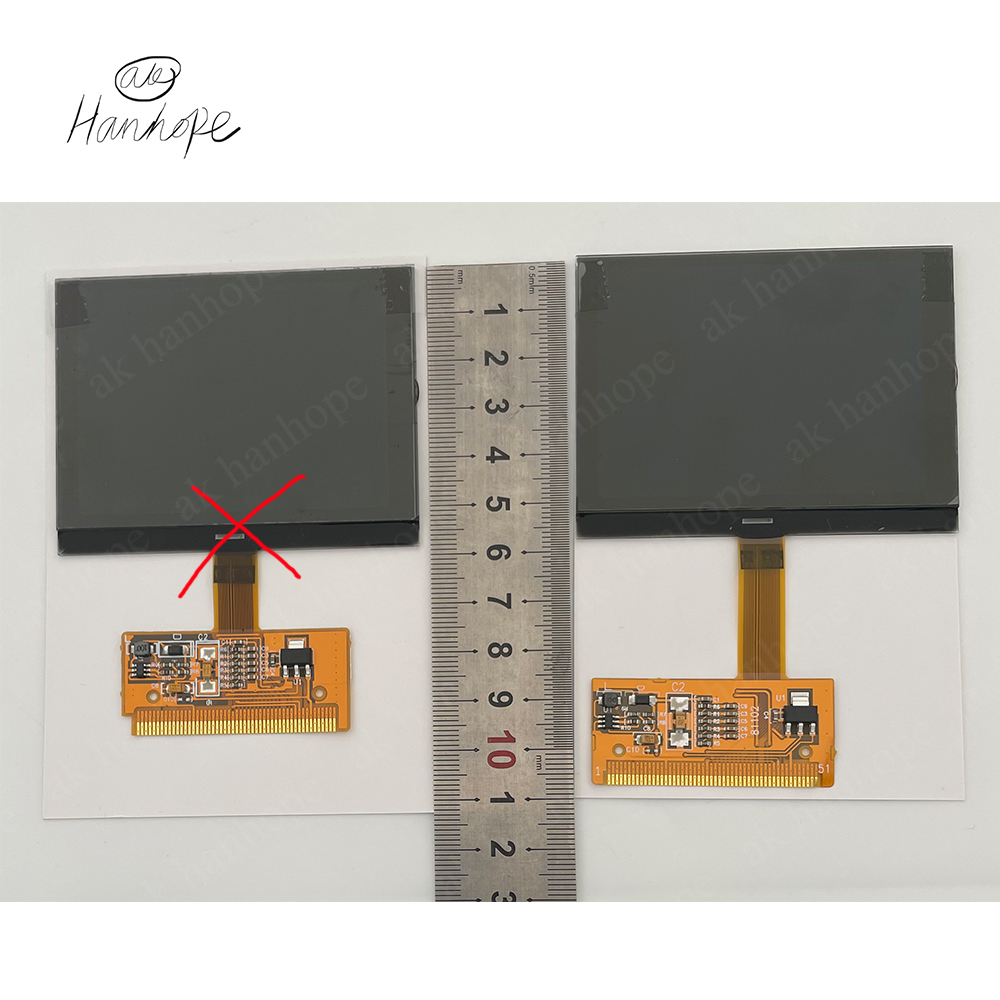 Ã‰cran LCD pour Audi TT annÃ©e 1998-2006, arriÃ¨re-plan sombre, appels de qualitÃ© supÃ©rieure, VW n° 5