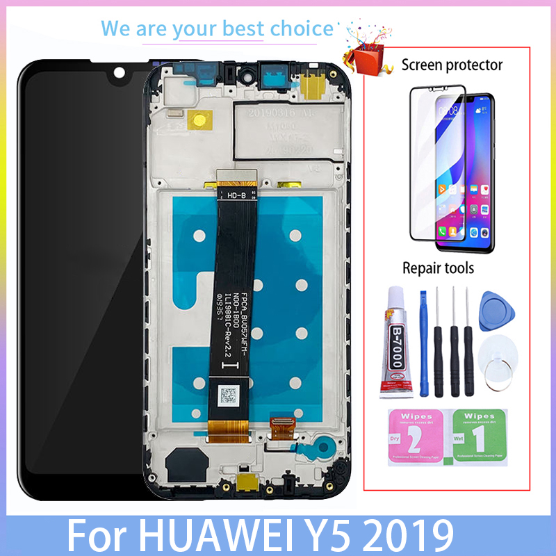 Pour Huawei Y5 2019 Original LCD Écran Avec Cadre Tactile AMN-LX9 LX1 LX2 LX3 Panneau Digitizer Pièces De Rechange Honor 8s n° 1