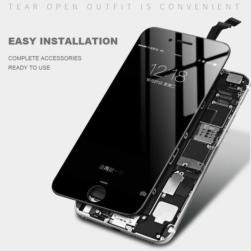 Ã‰cran tactile LCD de qualitÃ© AAA +++, pour iPhone 8 7 6S 6 PLUS SE 5C 5S 4S, avec coque de tÃ©lÃ©phone + verre + outils n° 5