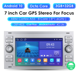 Autoradio 32G Android 12 pour Ford Mondeo S-max Focus C-MAX Galaxy Kuga Fi.C. ATIC ktallergique Auto StÃ©rÃ©o Audio GPS 2DIN small picture n° 2