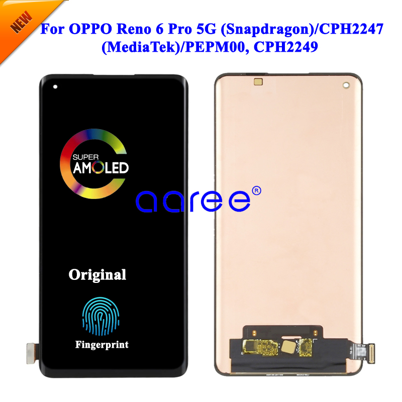 Ensemble Ã©cran tactile LCD AMOLED, pour Oppo Reno 6 Pro 5G, CPH2247 n° 1