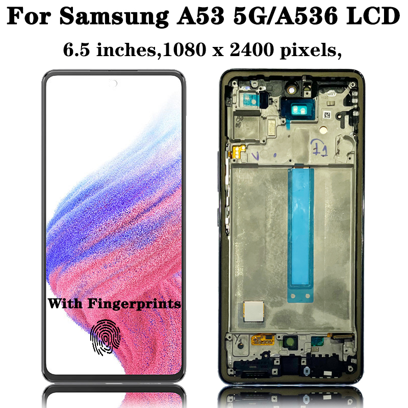 Ã‰cran tactile LCD AMOLED de 6.5 pouces, pour Samsung Galaxy A53 5G A536 A536U A536B A5360 n° 2