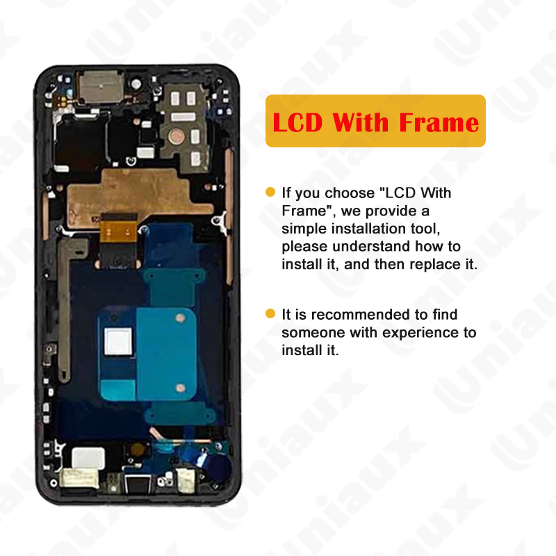 6.8 Original AMOLED pour LG V60 ThinQ 5G LM-V600 LMV600EA LCD Ã©cran tactile HÃ©bergements eur remplacement pour LG V60 couvercle de batterie n° 3