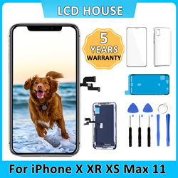 Bloc Ã©cran tactile LCD OLED de remplacement, sans frÃ©quence, pixels, INCELL, pour iPhone X, Poly, XS Max, 11 Pro Max