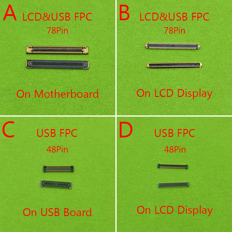 Ã‰cran LCD avec connecteur Flex FPC, 78, 48 broches, pour Samsung Galaxy A02 A022M A022 A022F, Port de charge USB, 5 piÃ¨ces n° 2