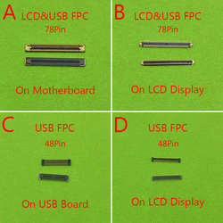 Ã‰cran LCD avec connecteur Flex FPC, 78, 48 broches, pour Samsung Galaxy A02 A022M A022 A022F, Port de charge USB, 5 piÃ¨ces small picture n° 2