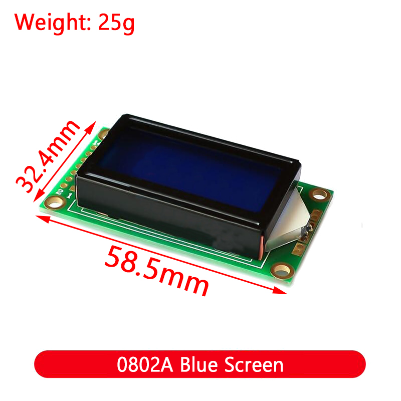 Ã‰cran LCD Tech bleu et vert pour Ardu37, interface d'affichage, Rick UNO, R3 Mega2560, PCF8574T, IIC, I2C, 0802, 1602, 2004, 12864 n° 3