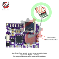 Carte de protection de charge de batterie au lithium avec indicateur LED, convertisseur Boost, technologie d'alimentation Ã©lÃ©vatrice, USB de type C, 5V Ã  4.2V, 3A small picture n° 2