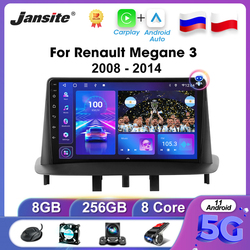 Autoradio Android 11 pour Renault Megane 3, Fluence 2008-2014, Limitation, Lecteur VidÃ©o, DVD, Carplay, Bluetooth, GPS, Wifi, 2 Din, No Clair small picture n° 1