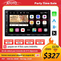 ATOTO â€“ Autoradio S8 Ultra AE-S8G2A78UL-A-X, Android, 2 din, stÃ©rÃ©o, lecteur Carplay sans fil, Bluetooth, HD, pour tableau de bord, liaison tÃ©lÃ©phonique Avec le geste des mains et le modem cellulaire 4G intÃ©grÃ©