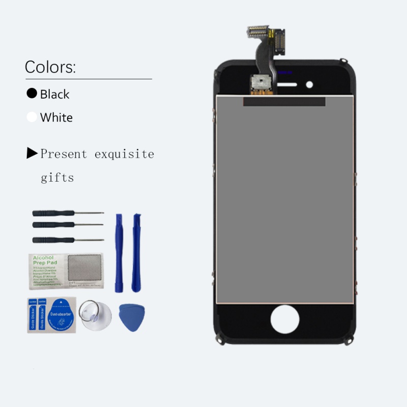 Ã‰cran tactile LCD pour iPhone 4 4S, qualitÃ© AAA, assemblage du panneau avant, remplacement complet, A1332, A1349, A1431, A1387 n° 2