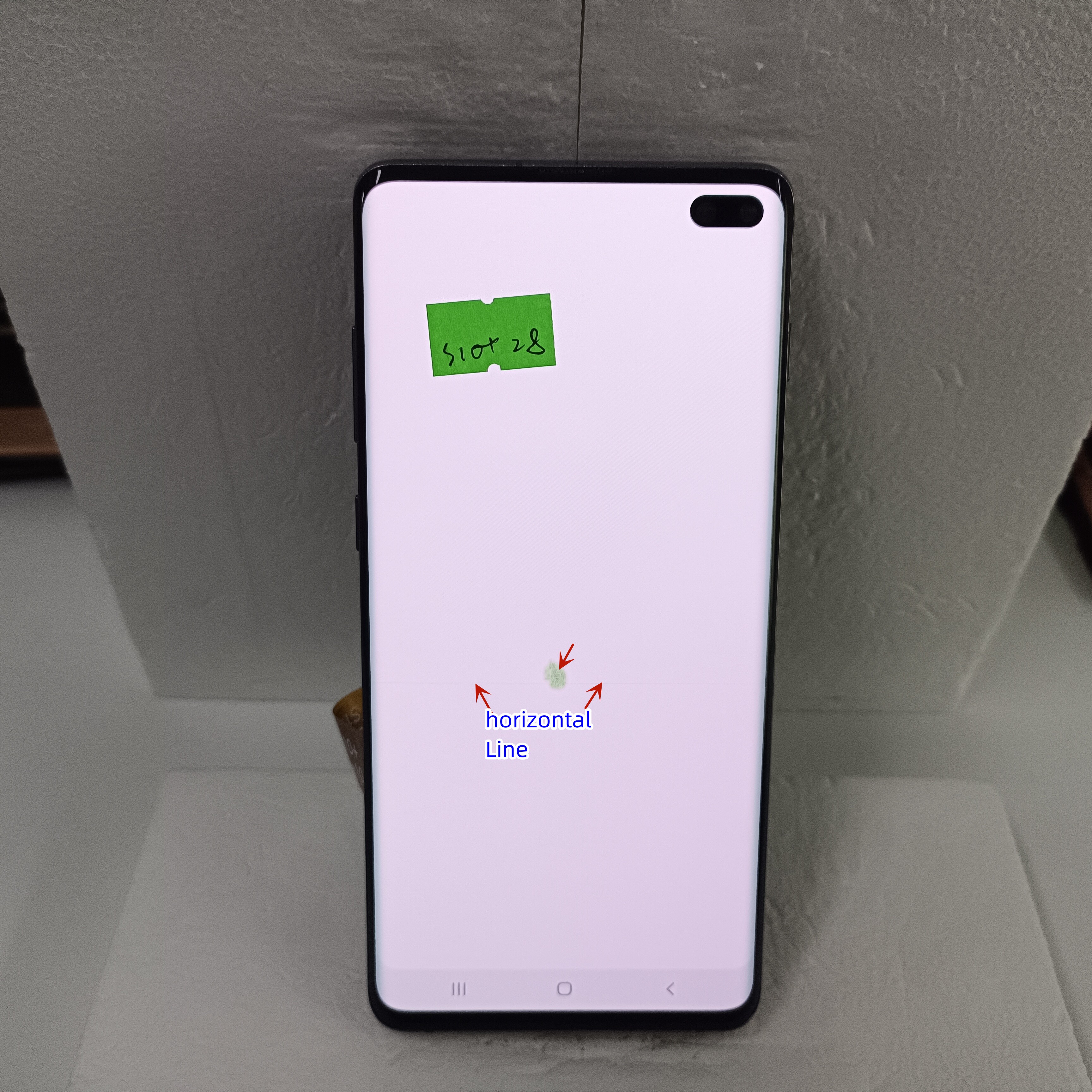 NumÃ©riseur d'Ã©cran tactile d'affichage Ã  cristaux liquides avec des points, partie de pixel de frÃ©quence, AMOLED S10 +, Samsung Galaxy S10 Plus G975 LCD G975W G975F n° 2