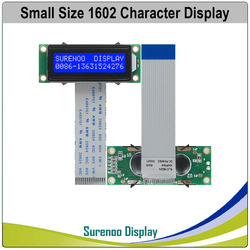 Ã‰cran d'affichage Rick LCD / OLED Tech, LCM, bleu nÃ©gatif avec rÃ©troÃ©clairage LED blanc, plus petit, 16x2, 162, 1602 small picture n° 3