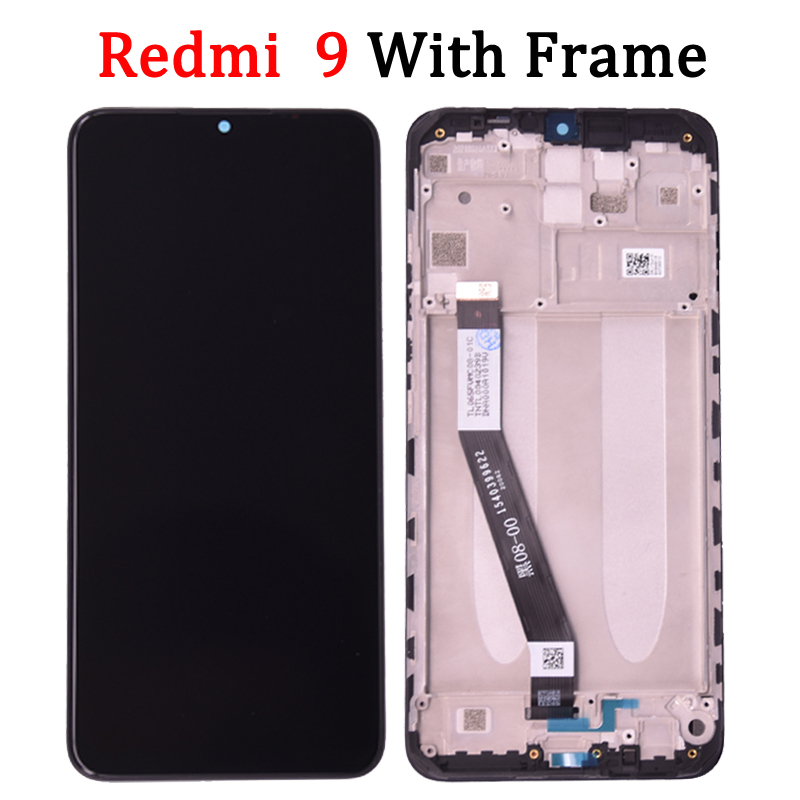 NumÃ©riseur d'Ã©cran tactile LCD pour Xiaomi Redmi 9A 9C, piÃ¨ces de tÃ©lÃ©phone de remplacement, assemblage d'affichage, 6.53 pouces n° 4