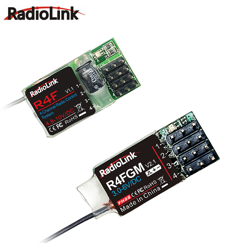 Radiolink-Mini RÃ©cepteur R4FGM 4 Canaux avec pouvez-vous roscope pour Voiture RC 1:28, 1:64, Pocket Drift, Hotwheel, Fonctionne pour RC4GS, RC6GS, T8S, T8FB, RC8X n° 1