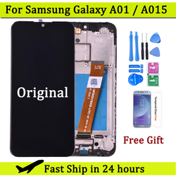 Ã‰cran LCD d'origine pour Samsung Galaxy A01 A015 A015F avec assemblage d'Ã©cran tactile pour Samsung SM-A015F/DS Ã©cran LCD small picture n° 1