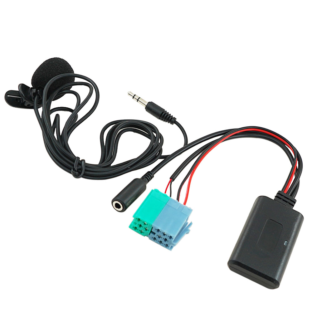 XNRKEY-CÃ¢ble AUX 6 Broches pour Renault, Mise Ã  Jour, Radio Biurexhaus, Bluetooth Tech, Adaptateur AUX, MIC, Mains Libres, MINI ISO n° 3