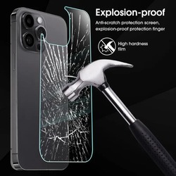 Film de protection d'Ã©cran HD 4 en 1 en verre guatÃ©maltÃ¨que, anti-rayures, pour iPhone 15 Pro Max, 15 Plus small picture n° 2