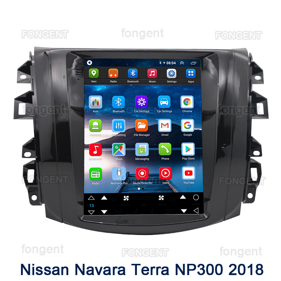 Autoradio Android, Navigation GPS, StÃ©rÃ©o, Ã‰cran pour Tesla, NP300 Navara TERRA (2017, 2018, 2019) n° 2