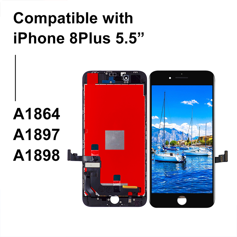 Ensemble Ã©cran tactile LCD 3D de remplacement, qualitÃ© AAA, pour iPhone 8, 8 P, 8 Plus n° 3