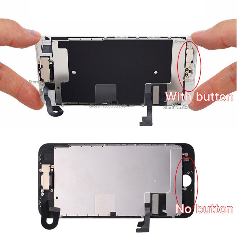 Ã‰cran LCD pour iPhone 7 8G 8 Plus 7G 7P 8 P SE 2020, HÃ©bergements eur d'Ã©cran tactile, ensemble complet d'assemblage, camÃ©ra, haut-parleur d'oreille, bouton d'accueil n° 2