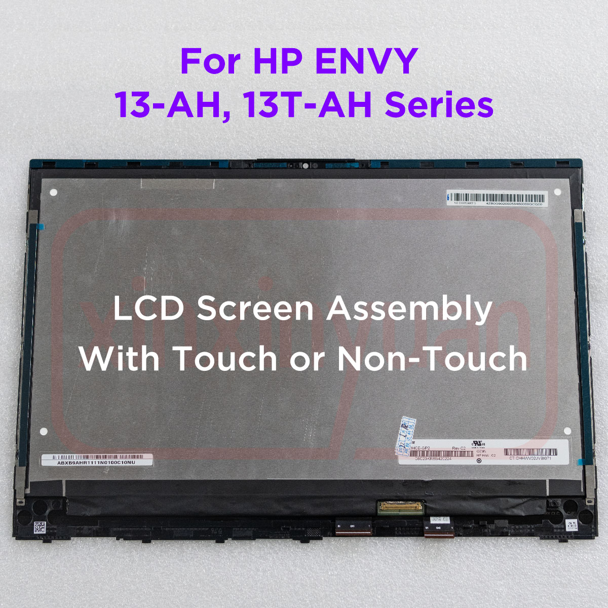 13.3 LCD Ã‰cran Tactile Digitizer Assembly pour HP ENVY X360 13-AH 13T-AH 13-ah0003la 13-ah0029aryah0044TX Panneau D'affichage L19536-001 n° 1