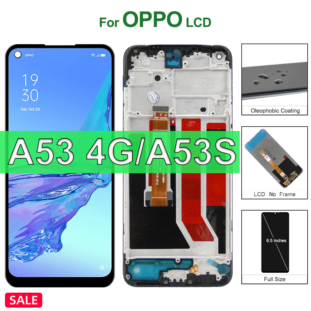 Bloc Ã©cran tactile LCD, 6.5 original, pour Oppo A53 4G CPH2127 CPH2131 A53S A53s CPH2139 n° 1