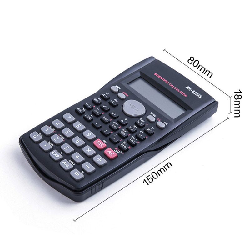 Nouvelle calculatrice de fonction KK-82MS-B dÃ©terminer multi-fonction 2 lignes affichage numÃ©rique LCD calculatrice scientifique n° 3