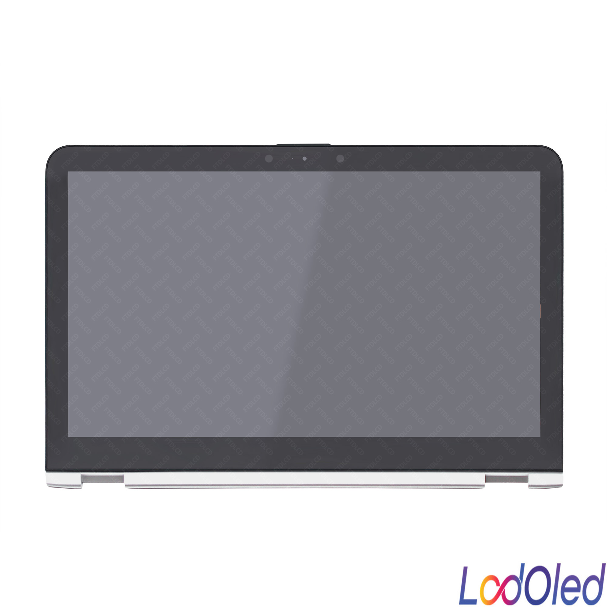 Ã‰cran Tactile LCD LED 15.6 FHD avec Cadre et Lunette (Argent) 1920X1080, 30 Broches, 60Hz, pour HP Envy X360 15-AQ120NR n° 2